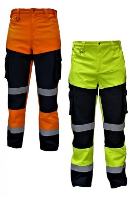 Spodnie robocze ciepłe SNOW HAWK ostrzeg. - zdjęcie 2
