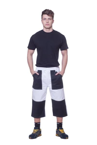 Spodnie spodenki robocze do pasa 3/4 All - zdjęcie 3