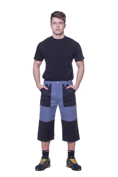 Spodnie spodenki robocze do pasa 3/4 All - zdjęcie 4