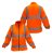 Bluza z polaru ostrzegawcza KEPLER All pom. r.L-4506