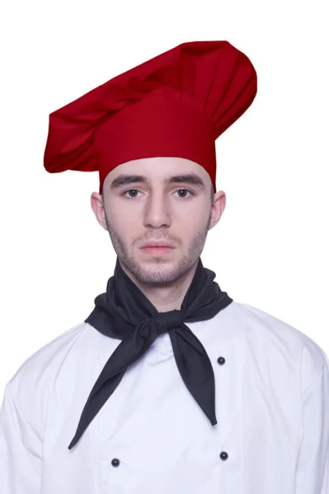 Czapka kucharska budyniówka duża biała-15845