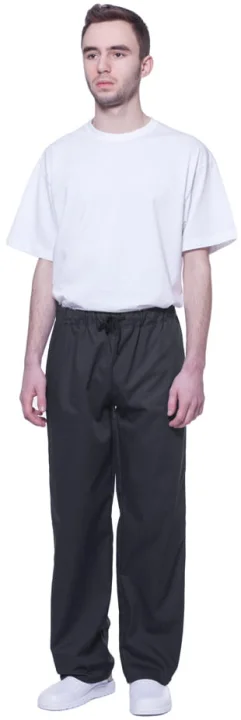 Spodnie medyczno-gastronomiczne sznurek białe  XL-13088