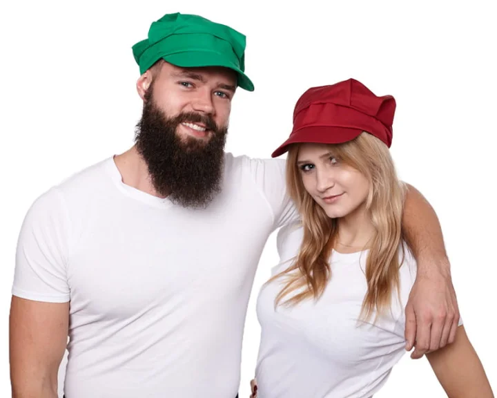 Czapka z daszkiem RING  unisex zielona-2515