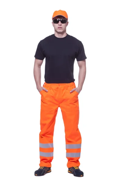 Spodnie robocze do pasa odblaskowe - zdjęcie 7