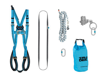 Irudek ULIA PRO 30 m – kompletny zestaw z uprzężą Light 3 i Ergostop 2 Kit