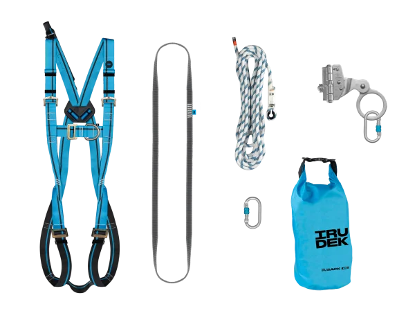 Irudek ULIA PRO 30 m – kompletny zestaw z uprzężą Light 3 i Ergostop 2 Kit
