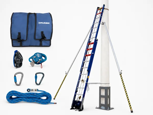 Irudek KIT IRULADDER WALL drabina kotwicząca z podporami bocznymi i zestawem ratunkowym