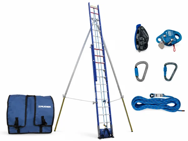 Irudek KIT IRULADDER POLE drabina kotwicząca z podporami i zestawem ratunkowym