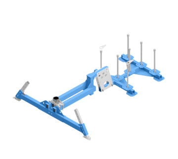 IRUDEK RACK COUNTERWEIGHT BASE przenośna podstawa przeciwwagowa DAVIT i SIDE ENTRY