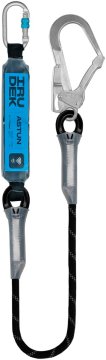 Irudek Lina z amortyzatorem ASTUN I 140HSS – EN 355, stalowy hak 50 mm i karabinek 18 mm