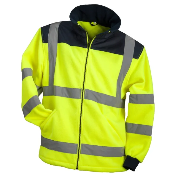 Bluza z polaru ostrzegawcza Fluo URG-HV pomarańczowa - zdjęcie 4