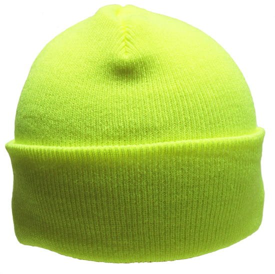 Czapka ocieplana wywijana FLUO pomarańczowa - zdjęcie 7