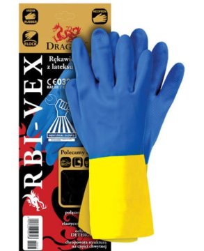 Rękawiczki robocze RBI-VEX latex-neopren 10 - zdjęcie 2