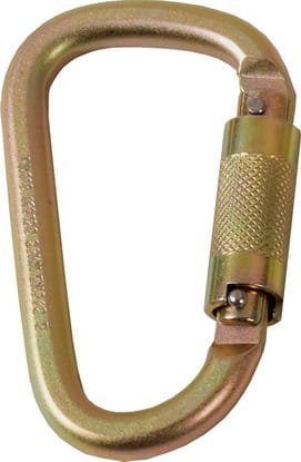 Karabińczyk stalowy z blokadą 982 atrzaśnik Irudek- 22mm - zdjęcie 2