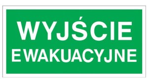 Znak Wyjście Ewakuacyjne Z-2E-FS-200x400