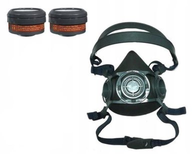 Półmaska Irudek,pochłaniacz A1