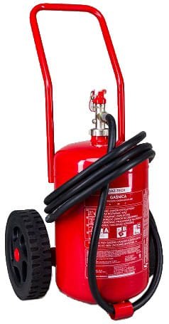 Gaśnica proszkowa 25 kg ABC/E przewoźna GAZ-TECH-1357