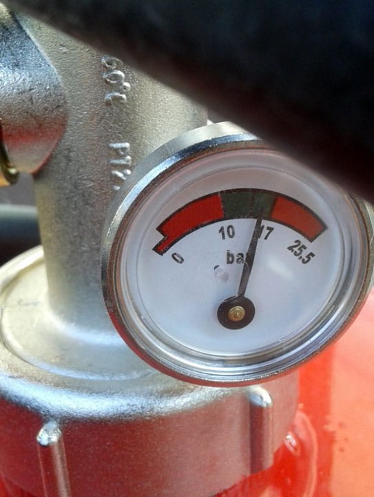 Gaśnica proszkowa 25 kg ABC/E przewoźna GAZ-TECH-1359