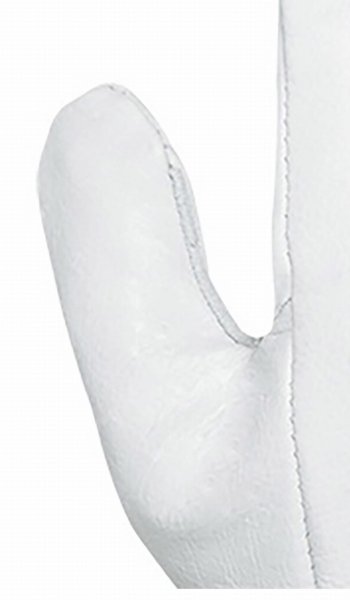 Rękawiczki robocze 406VRW skóra licowa biała JUBA - zdjęcie 6