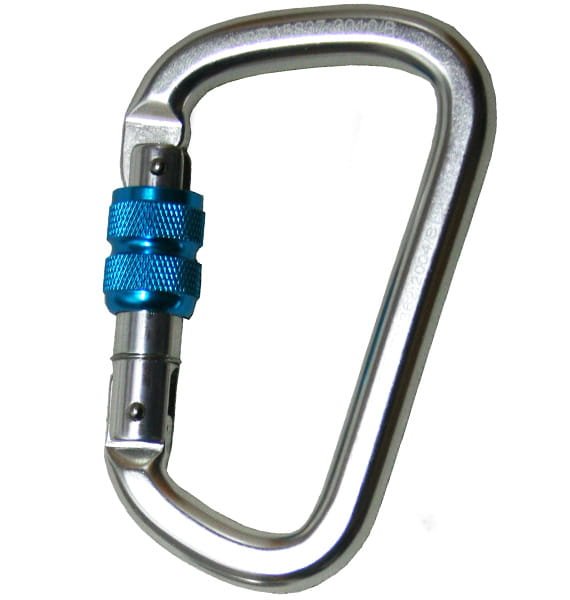 Karabińczyk (zatrzaśnik) aluminiowy zakręcany 1135 Irudek