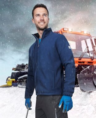 Bluza z polaru 450 niebieska ARDON zimowa - zdjęcie 2