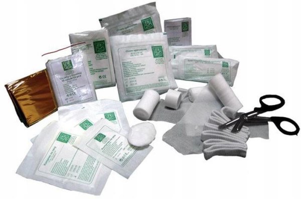 Wyposażenie apteczki DIN 13157 duże