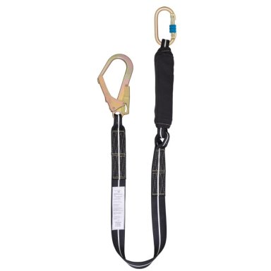 Lonża i amortyzator bezpieczeństwa 1,5 m trudnopalny FR4