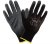 Rękawiczki robocze URGENT 1009 czarna - zdjęcie 2