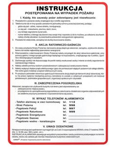 Znak Instr.Post.na Wypadek Pożaru Z-IP1-P-250x350