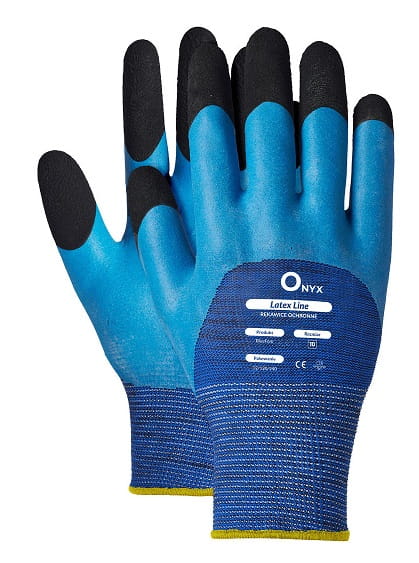 Rękawice robocze powlekane lateksem BLUEFOM